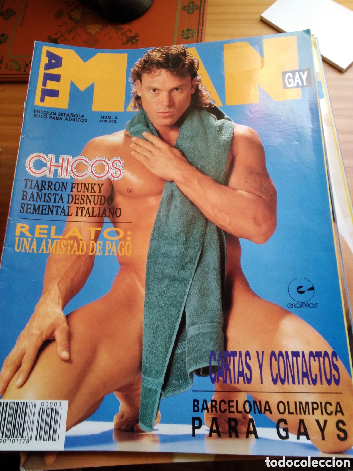 all man gay revista española desnudos masculino - Compra venta en  todocoleccion