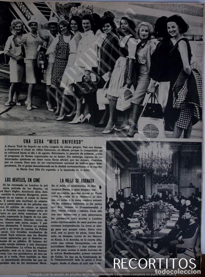 Coleccionismo de revistas y peri&oacute;dicos: miss universo 1964