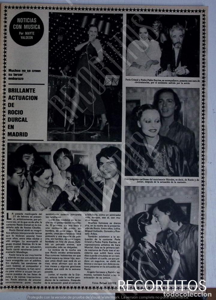 Coleccionismo de Revistas y Peri&oacute;dicos: rocio durcal antonio morales junior angela carrasco miguel gallardo lolita perla cristal miguel bose