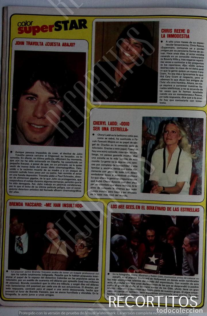Coleccionismo de Revistas y Peri&oacute;dicos: john travolta chris reeve cheryl ladd bee gees brenda vaccaro