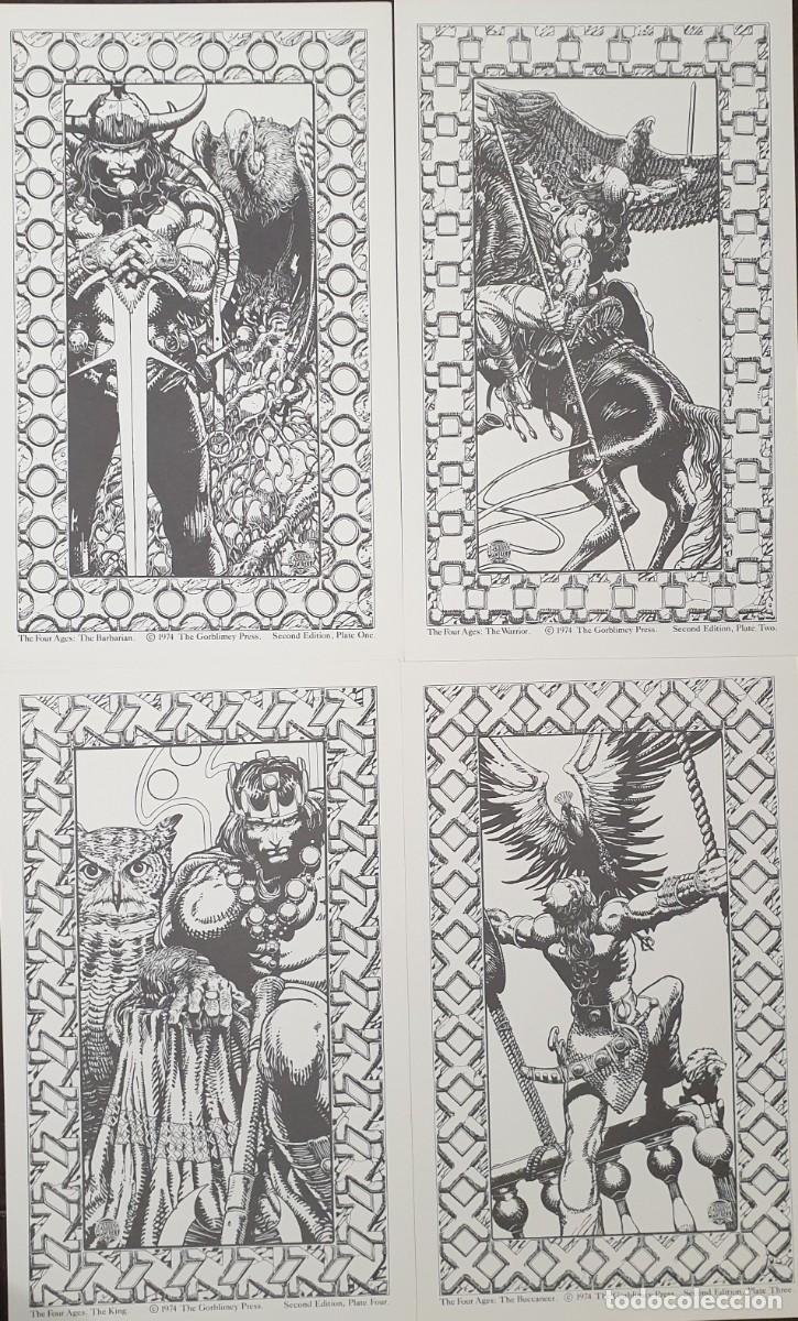 Coleccionismo de Revistas y Peri&oacute;dicos: Barry Windsor Smith - The Four Ages of Conan (Gorblimey, 1974) - L&aacute;minas Conan