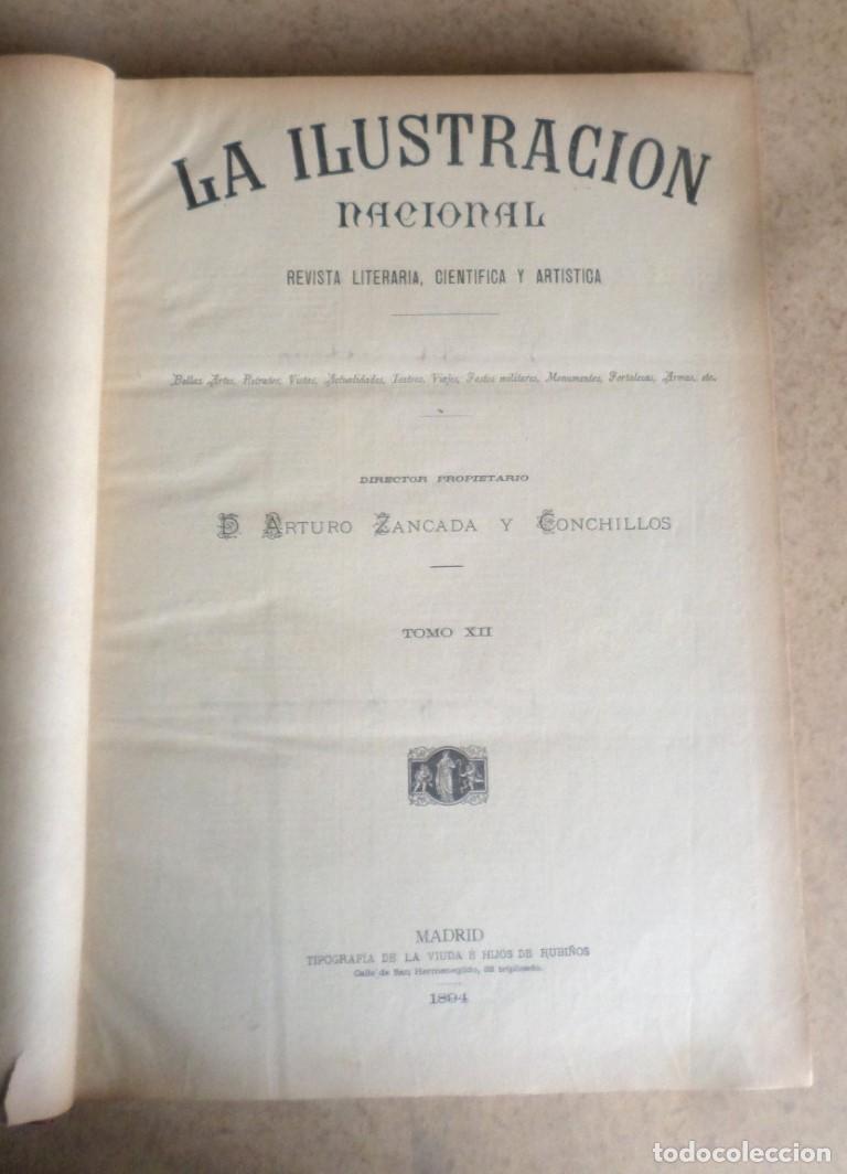 Coleccionismo de Revistas y Peri&oacute;dicos: LA ILUSTRACION NACIONAL 1894 Revista literatura, cient&iacute;fica y art&iacute;stica Arturo Zancada y Conchillos