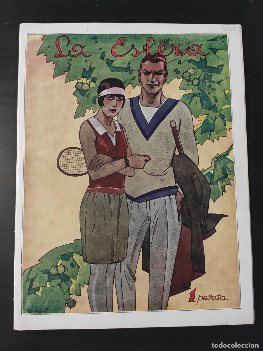 Collectionnisme de Revues et Journaux: LA ESFERA. N&ordm; 700. A&Ntilde;O 1927. LAS ESTAMPAS FRANCISCANAS DE JOS&Eacute; BENLLURE. EL PALACIO DE CHAPUL.. LEER