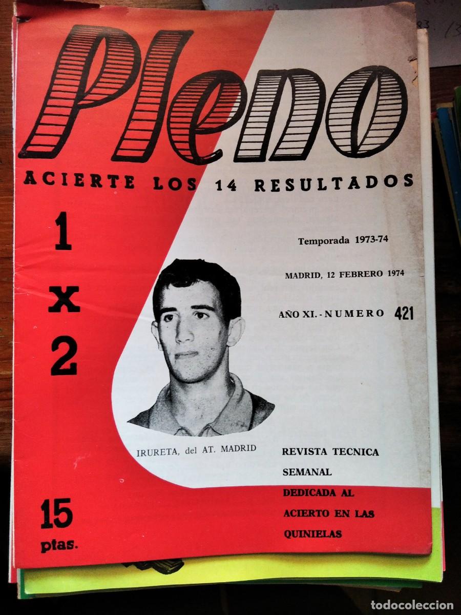 Coleccionismo de Revistas y Peri&oacute;dicos: Antigua revista pleno acierto quinielas 12 Febrero 1974 421