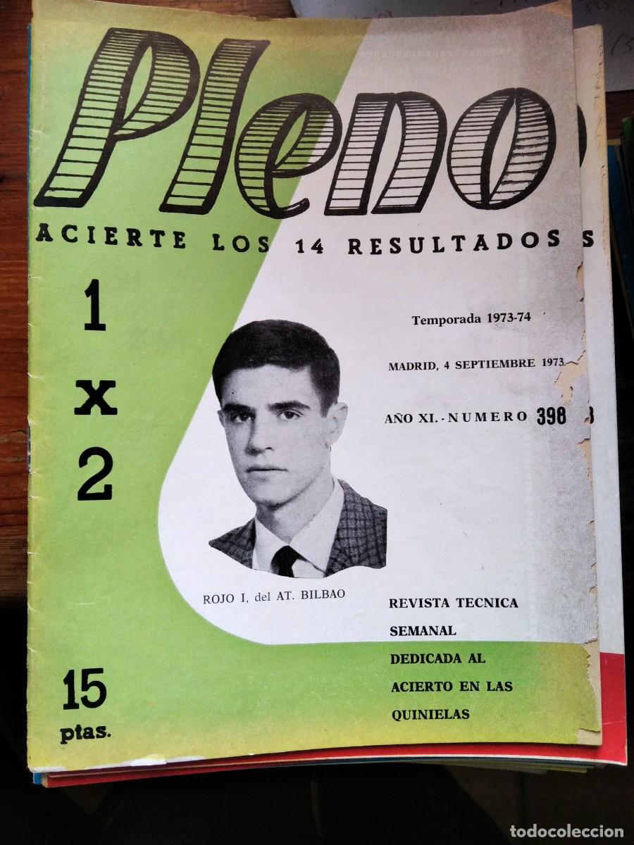 Coleccionismo de Revistas y Peri&oacute;dicos: Antigua revista acierto quiniela Pleno 4 Septiembre 1973 398
