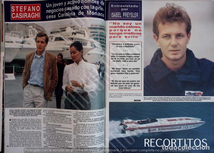 Coleccionismo de Revistas y Peri&oacute;dicos: stefano casiraghi entrevistado por isabel preysler