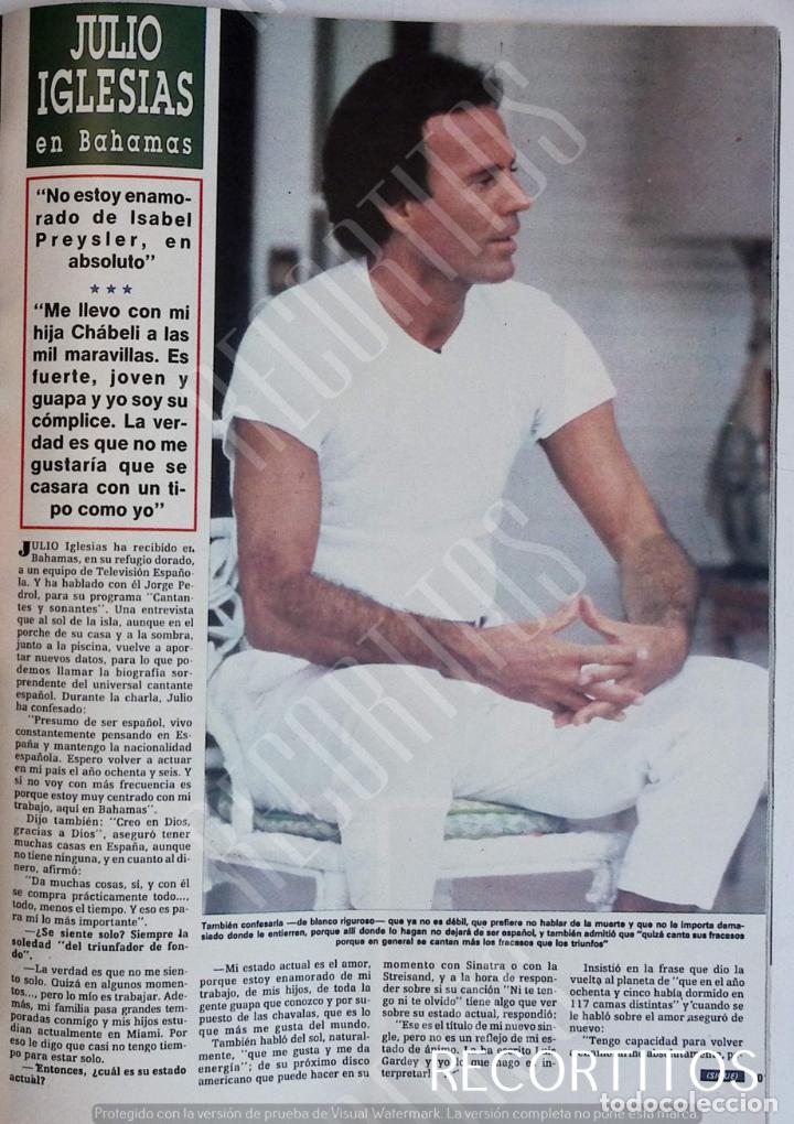 Coleccionismo de Revistas y Peri&oacute;dicos: julio iglesias en las bahamas