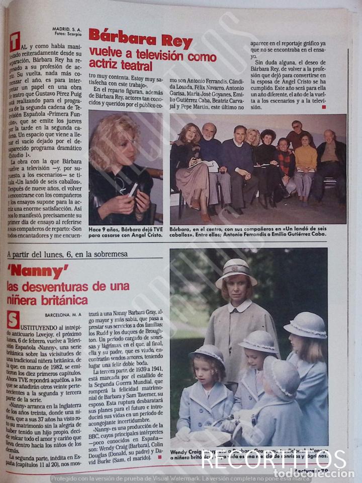 Coleccionismo de revistas y peri&oacute;dicos: barbara rey nanny