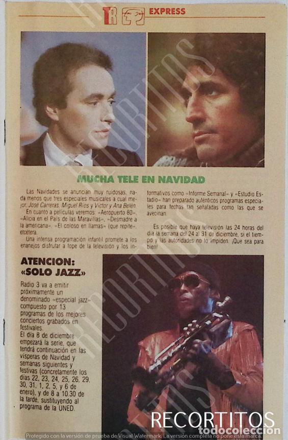 Coleccionismo de Revistas y Peri&oacute;dicos: MIGUEL RIOS JOSEP CARRERAS JOSE