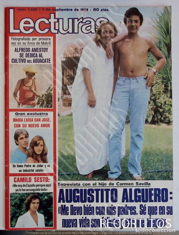 Coleccionismo de Revistas y Peri&oacute;dicos: RECORTE PORTADA CARMEN SEVILLA CAMILO SESTO MARIA LUISA SAN JOSE