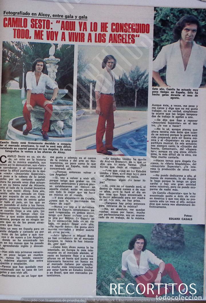 Coleccionismo de Revistas y Peri&oacute;dicos: CAMILO SESTO