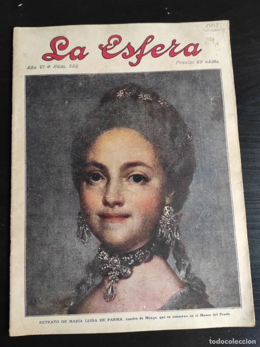 Coleccionismo de Revistas y Peri&oacute;dicos: LA ESFERA. N&ordm; 288. A&Ntilde;O 1919. LOS MU&Ntilde;ECOS DE TRAPO. LA CATEDRAL DE PALENCIA. EXCAVACIONES EN C.. LEER