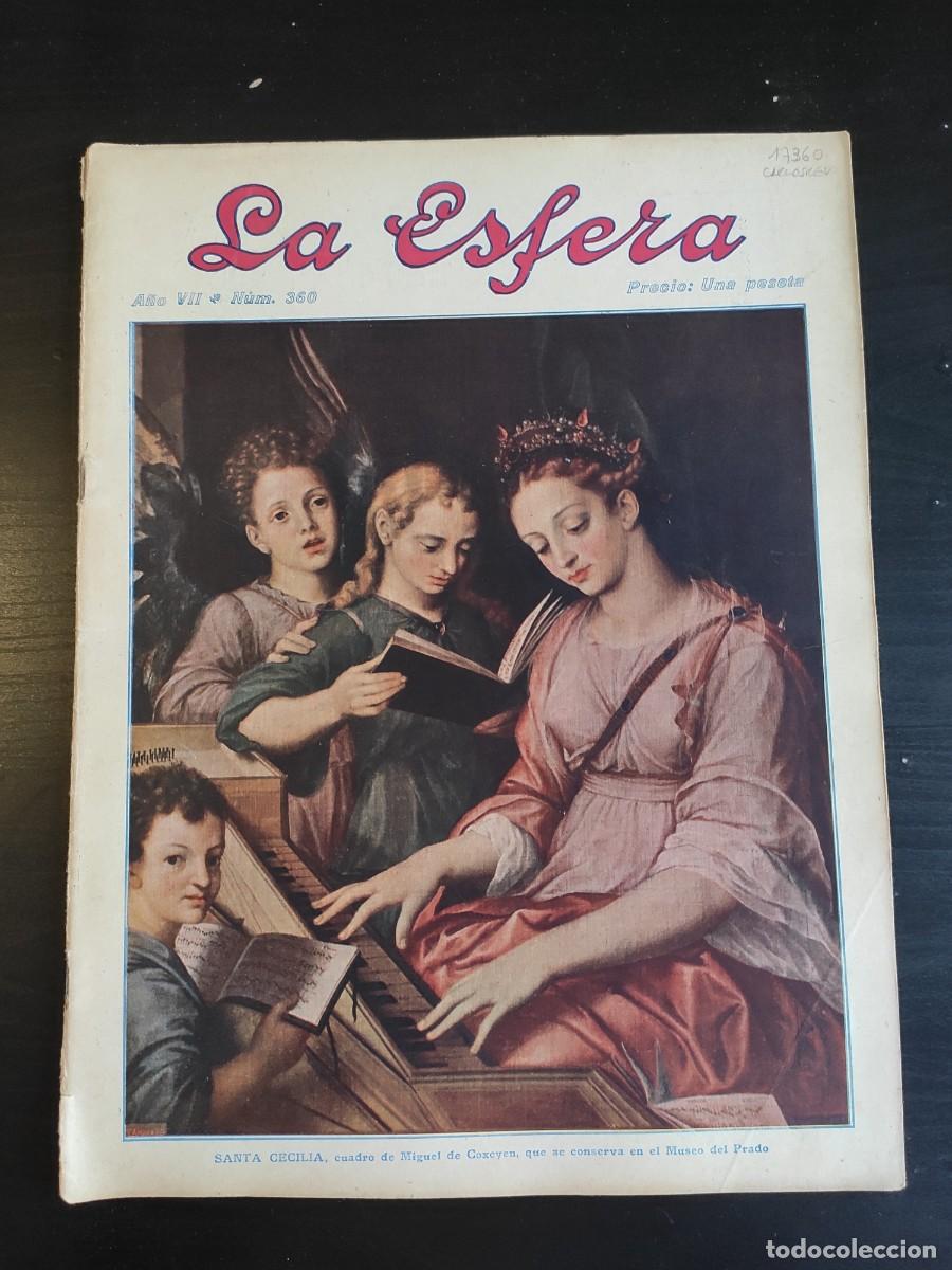 Coleccionismo de Revistas y Peri&oacute;dicos: LA ESFERA. N&ordm; 360. A&Ntilde;O 1920. EN MEMORIA DE POMPEYO GENER. MACIZO DE LOS MONTES MALDITOS, PIRI.. LEER