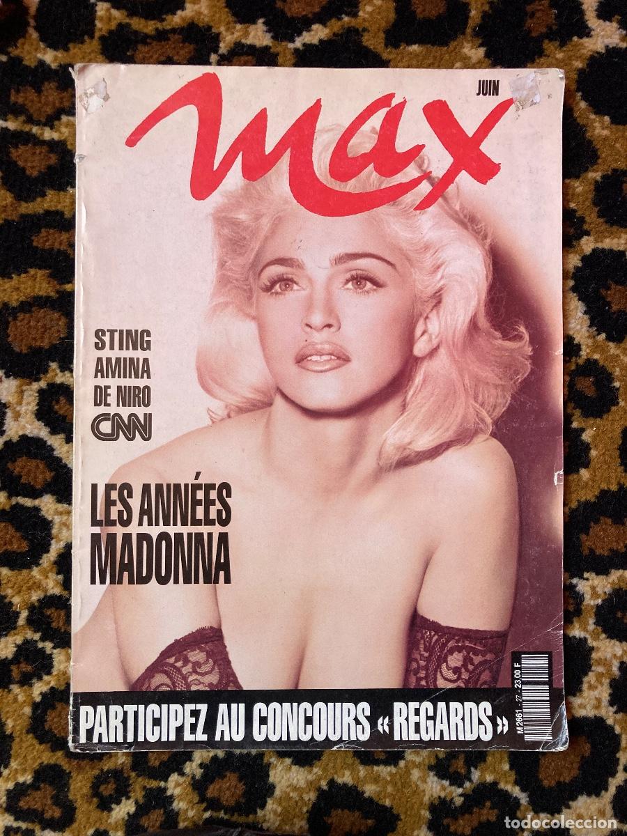 Coleccionismo de Revistas y Peri&oacute;dicos: Revista Madonna MAX (Francia) junio 1991 VER FALTAS!!!!