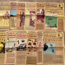 Coleccionismo de Revistas y Periódicos: 12 EJEMPLARES DE UN SIGLO DE HUMOR EN CATALUNYA 1979 EL CORREO CATALAN