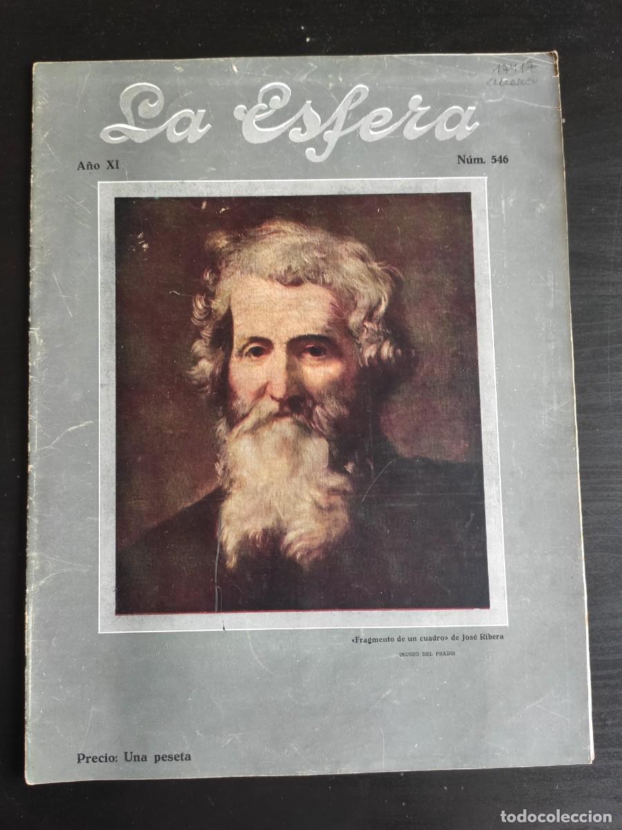 Coleccionismo de Revistas y Peri&oacute;dicos: LA ESFERA. N&ordm; 546. A&Ntilde;O 1924. DOS RETRATOS MODERNOS. EL RINC&Oacute;N DE LOS B&Eacute;CQUER. LAS CARRETAS DE.. LEER