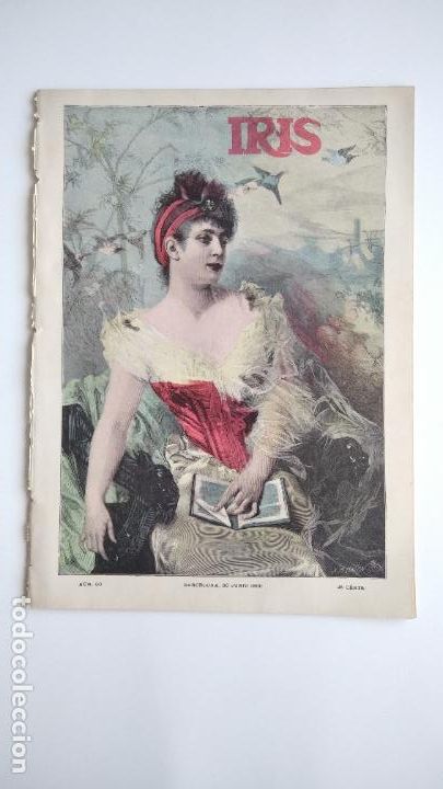 Coleccionismo de revistas y peri&oacute;dicos: Iris. N&uacute;m. 60. 30 de junio de 1900 - Foto 1
