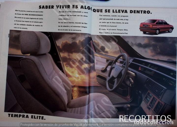 Coleccionismo de Revistas y Peri&oacute;dicos: ANUNCIO PUBLICIDAD FIAT ELITE