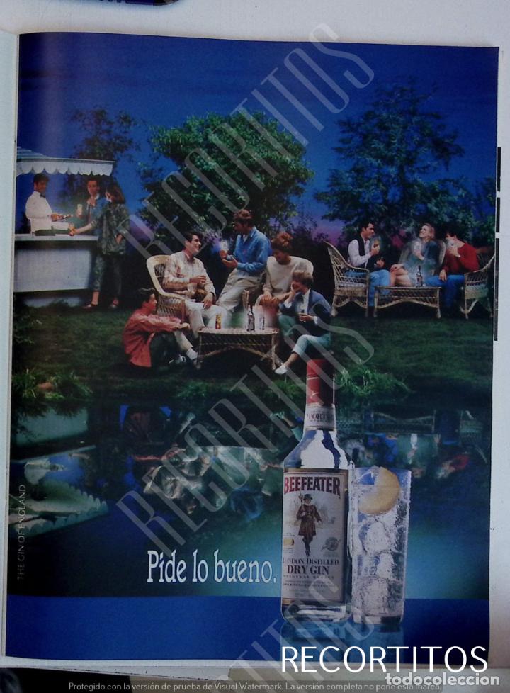Coleccionismo de revistas y peri&oacute;dicos: BEEFEATER GIN GINEBRA ANUNCIO PUBLICIDAD