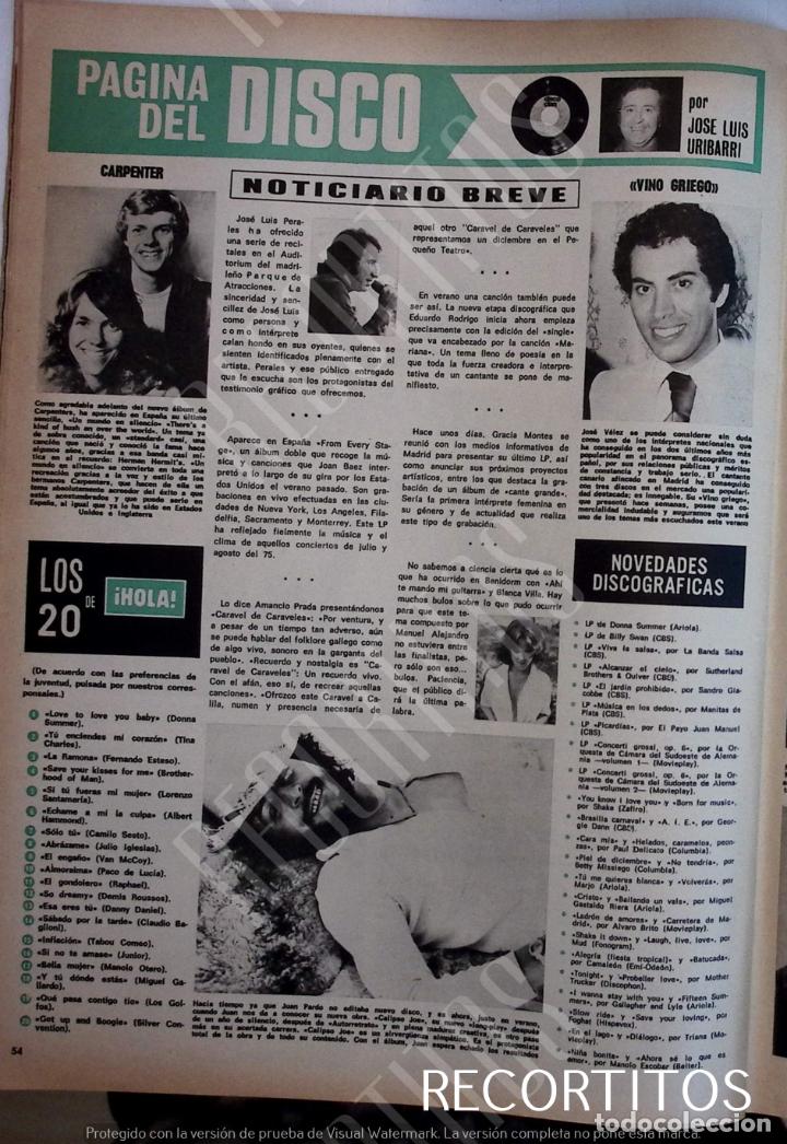 Coleccionismo de Revistas y Peri&oacute;dicos: BLANCA VILLA JUAN PARDO CARPENTER JOSE LUIS PERALES JOSE VELEZ