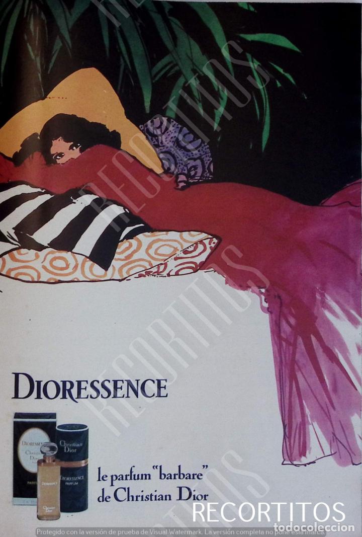 Colecionismo de Revistas e Jornais: ANUNCIO PUBLICIDAD DIORESSENCE DIOR LA PARFUM BARBARE
