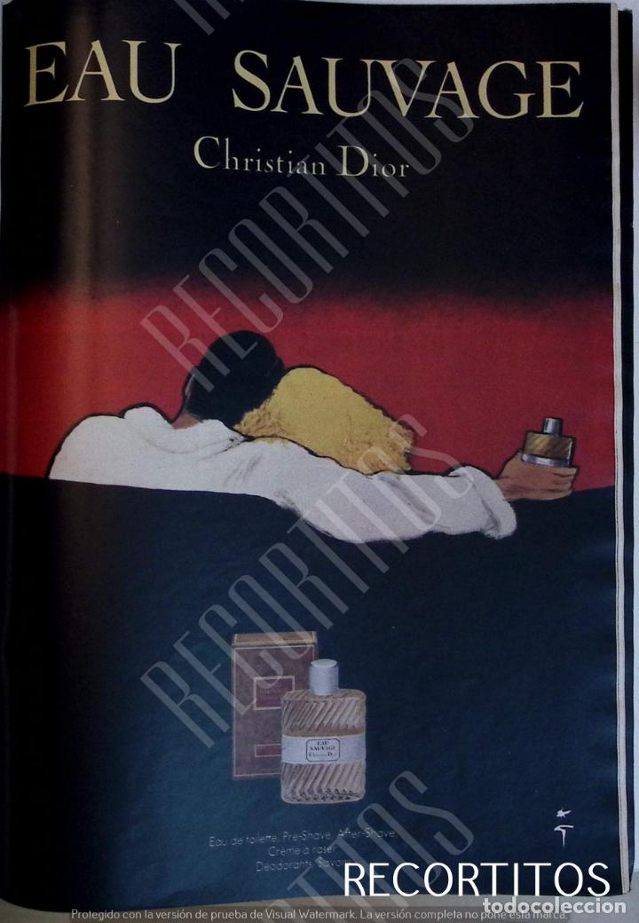 Collection Magazines and Newspapers: ANUNCIO PUBLICIDAD DIORESSENCE DIOR LA PARFUM EAU SAVAGE