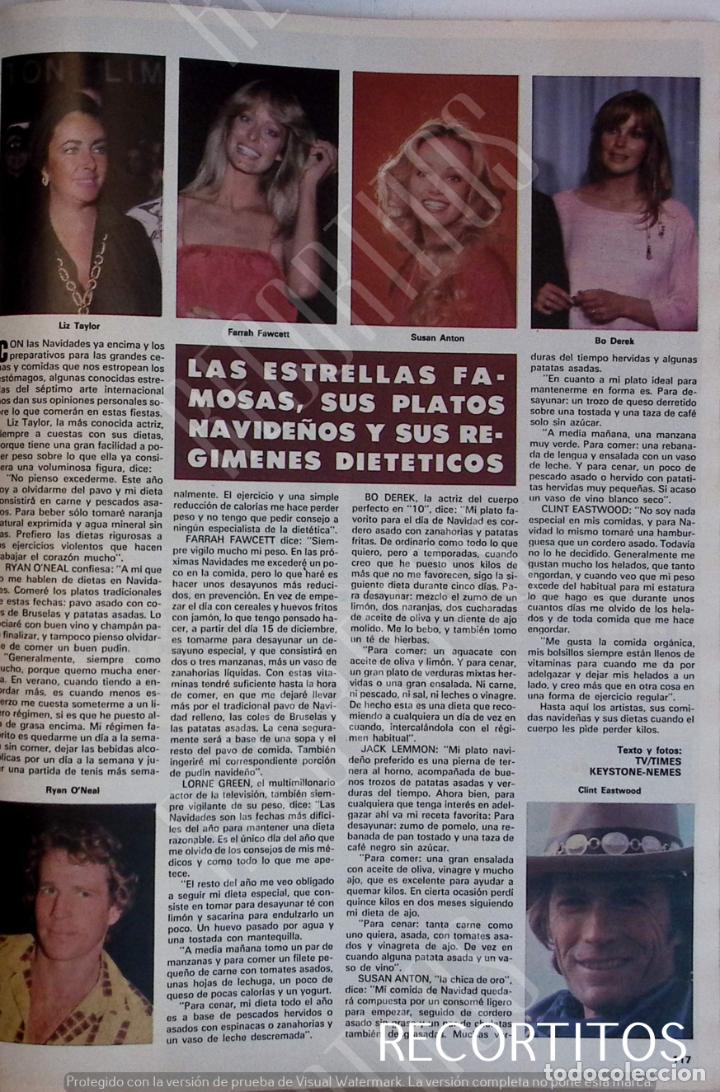Coleccionismo de Revistas y Peri&oacute;dicos: CLINT EASTWOOD RYAN ONEAL Farrah fawcett SUSAN ANTON BO DEREK ELIZABETH TAYLOR LIZ