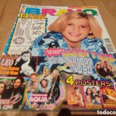 Coleccionismo de Revistas y Periódicos: AARON CARTER HÉROES DEL SILENCIO BUNBURY MÓNICA NARANJO THE MOFFATS SPICE GIRLS BRAVO 1998