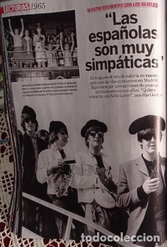 Coleccionismo de revistas y peri&oacute;dicos: CLIPPINGS THE BEATLES IN SPAIN 1965