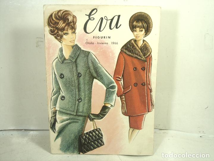 Coleccionismo de revistas y peri&oacute;dicos: REVISTA MODA-EVA FIGURIN 1966 OTO&Ntilde;O INVIERNO-CURSO CORTE Y CONFECCION DISE&Ntilde;O A&Ntilde;OS 60