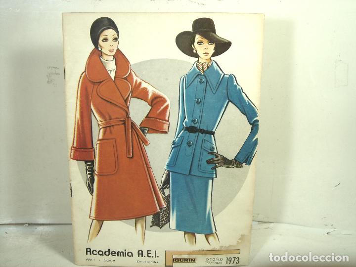 Coleccionismo de revistas y peri&oacute;dicos: REVISTA MODA-EVA FIGURIN 1973 OTO&Ntilde;O INVIERNO-CURSO CORTE Y CONFECCION DISE&Ntilde;O A&Ntilde;OS 70