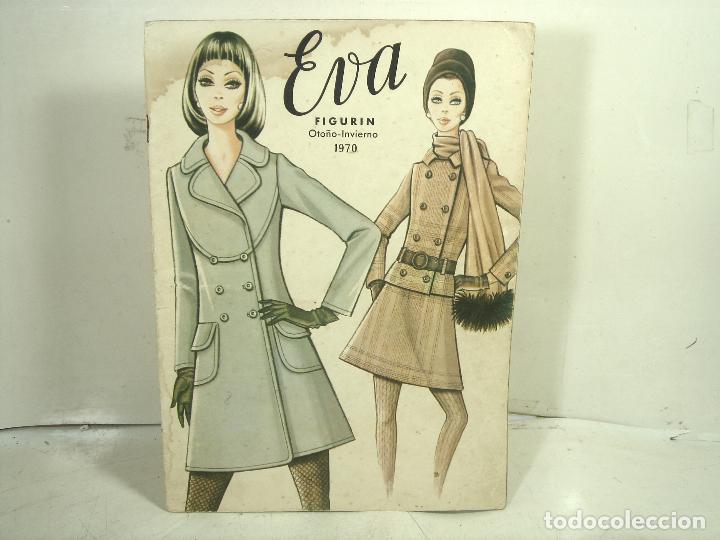 Coleccionismo de revistas y peri&oacute;dicos: REVISTA MODA-EVA FIGURIN 1970 OTO&Ntilde;O INVIERNO-CURSO CORTE Y CONFECCION DISE&Ntilde;O A&Ntilde;OS 70