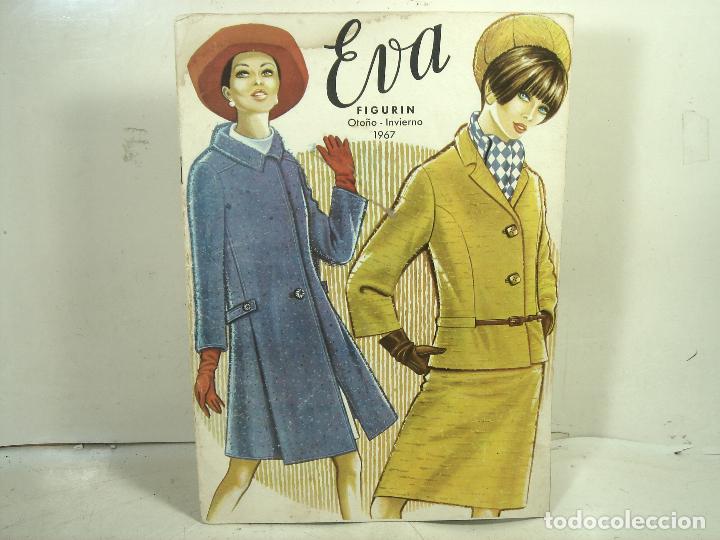 Coleccionismo de revistas y peri&oacute;dicos: REVISTA MODA-EVA FIGURIN 1967 OTO&Ntilde;O INVIERNO-CURSO CORTE Y CONFECCION DISE&Ntilde;O A&Ntilde;OS 70