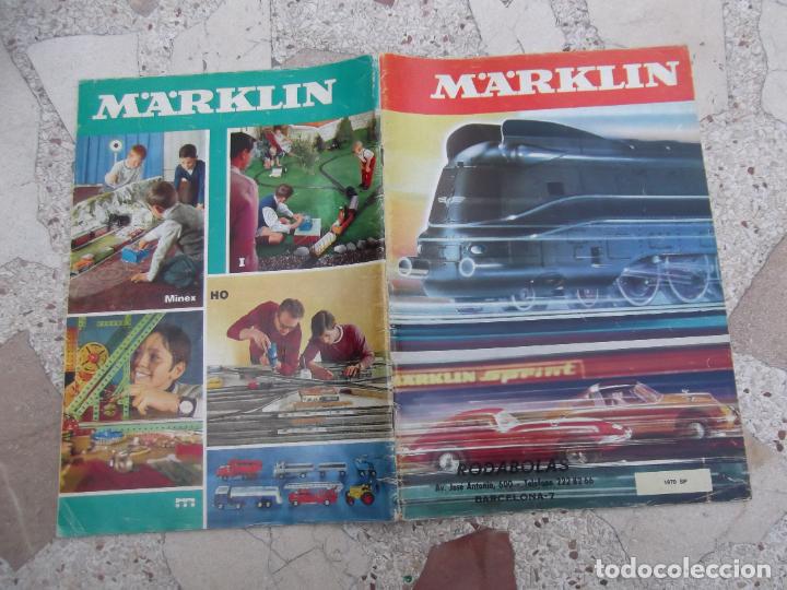 Colecionismo de Revistas e Jornais: catalogos de modelismo ferroviario, marklin 74 paginas, 1970, color, 21 x30, castellano