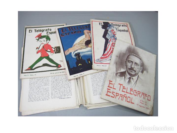 Coleccionismo de Revistas y Peri&oacute;dicos: LOTE DE REVISTAS DE EL TEL&Eacute;GRAFO ESPA&Ntilde;OL. EL LIBRO QUE MATA A LA MUERTE