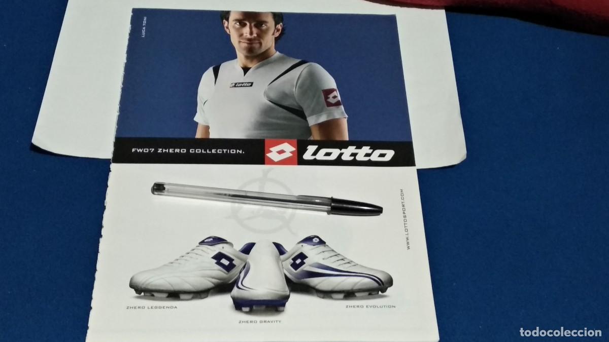 Coleccionismo de Revistas y Peri&oacute;dicos: PUBLICIDAD HOJAS REVISTA ( LOTTO FW07 ZHERO COLLECTION / LUCA TONI + FIAT PUNTO ) VER FOTOS