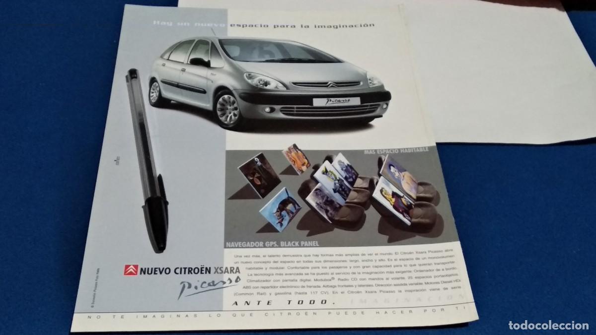 Coleccionismo de Revistas y Peri&oacute;dicos: PUBLICIDAD HOJA REVISTA ( CITROEN XSARA PICASSO ) VER FOTOS