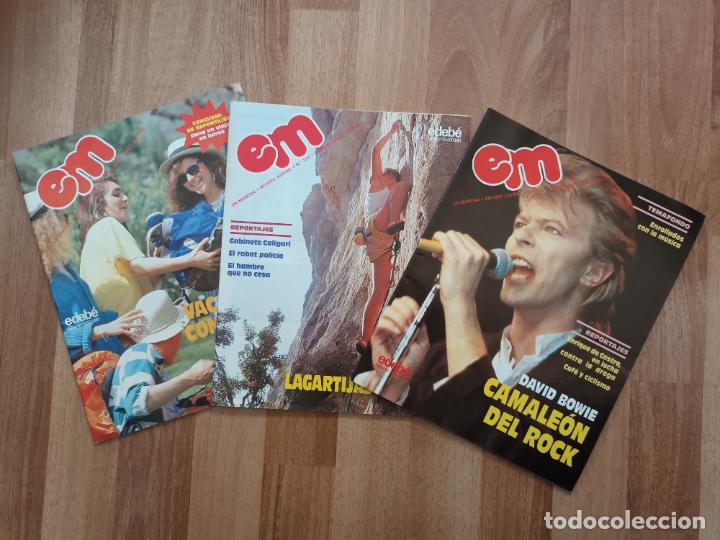 Coleccionismo de revistas y peri&oacute;dicos: EM REVISTA JUVENIL EN MARCHA 1987 88 N&ordm;127, 128,133.DAVID BOWIE,GABINETE GALIGARI, ETC MOVIDA,