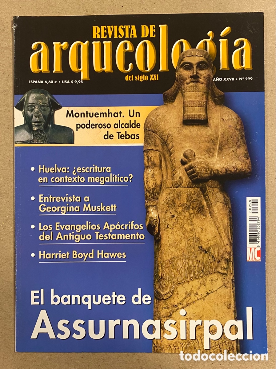 Colecionismo de Revistas e Jornais: REVISTA DE ARQUEOLOG&Iacute;A N&deg; 299 (2006). ASSURNASIRPAL, MONTUEMHAT, HARRIET BOYD HAWES,&hellip;