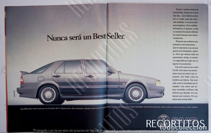 Coleccionismo de Revistas y Peri&oacute;dicos: ANUNCIO PUBLICIDAD SAAB 9000