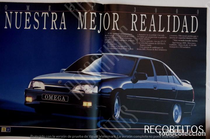 Coleccionismo de revistas y peri&oacute;dicos: ANUNCIO PUBLICIDAD OPEL OMEGA 3000