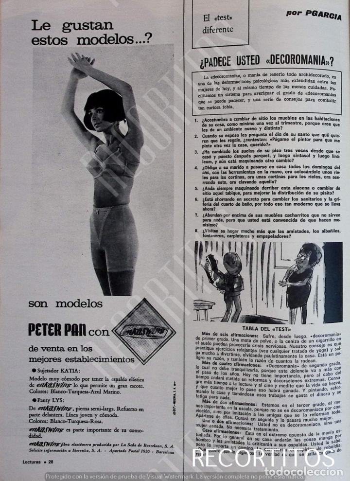 Coleccionismo de Revistas y Peri&oacute;dicos: ANUNCIO LENCERIA PETER PAN