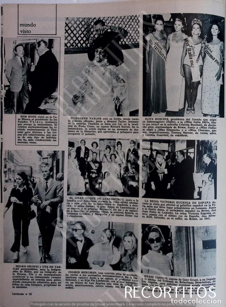 Coleccionismo de Revistas y Peri&oacute;dicos: DYANE CANNON MISS ITALIA CRISTINA BUSINARI SILVA KOSCINA ELIZABETH TAYLOR LIZ BOB HOPE