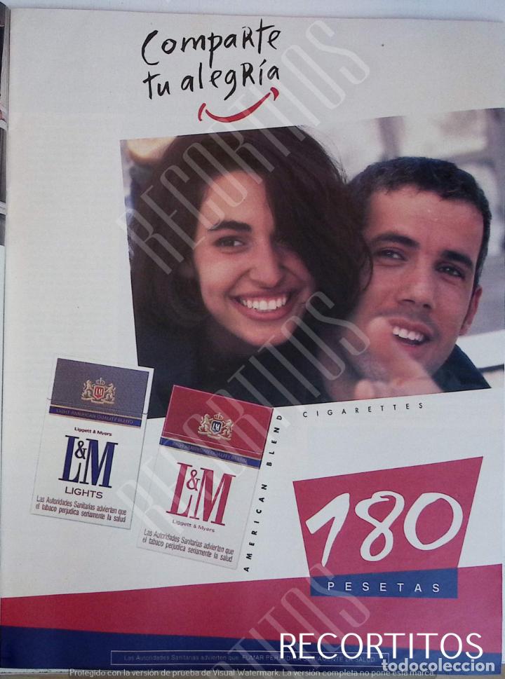 Collection Magazines and Newspapers: ANUNCIO PUBLICIDAD TABACO DIGARRILLOS LM LYM