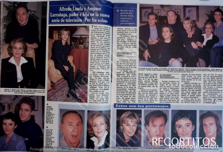 Collection Magazines and Newspapers: ALFREDO LANDA MARIA JOSE ALFONSO DAVID SANTIESTEBAN AL FIN SOLOS JUAN JOSE ARTERO AMPARO LARRA&Ntilde;AGA