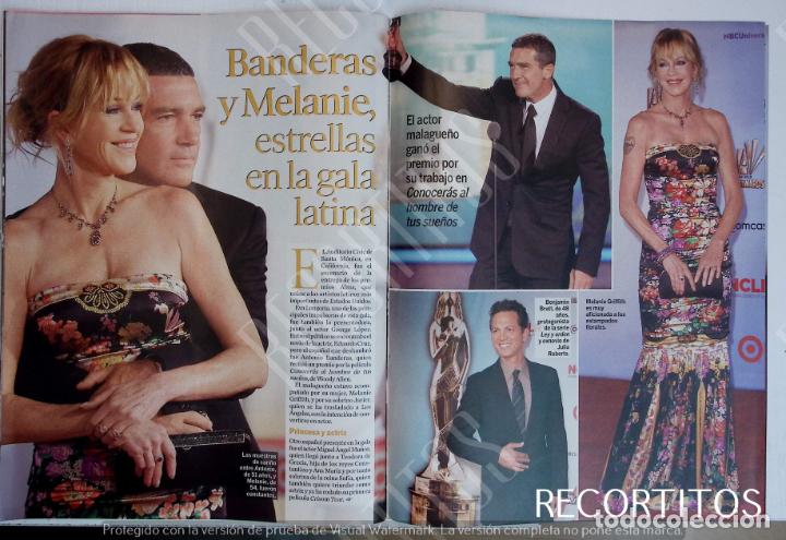Coleccionismo de Revistas y Peri&oacute;dicos: ANTONIO BANDERAS MELANIE GRIFFITH BENJAMIN BRATT JESSICA ALBA EVA LONGORIA GLORIA ESTEFAN SOFIA MILO