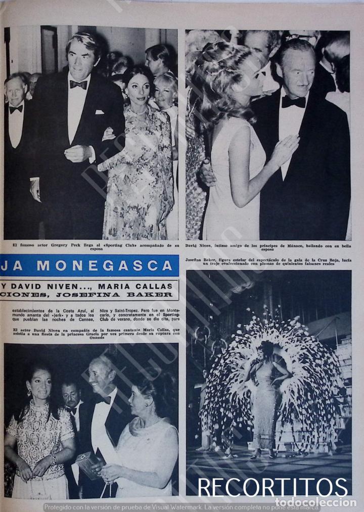 Coleccionismo de Revistas y Peri&oacute;dicos: MONIQUE VAN VOOREN SORAS MARIA CALLAS JOSEPHINE BAKER DAVID NIVEN GREGORY PECK