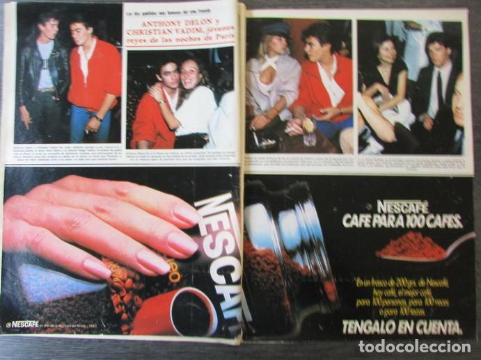 Coleccionismo de Revistas y Peri&oacute;dicos: RECORTE REVISTA SEMANA 2256 1983 ANTHONY DELON