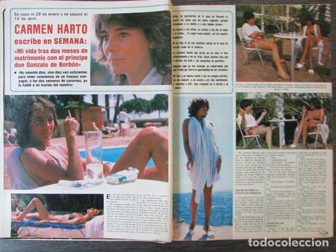 Coleccionismo de Revistas y Peri&oacute;dicos: RECORTE REVISTA SEMANA 2256 1983 CARMEN HARTO 4 P&Aacute;GS