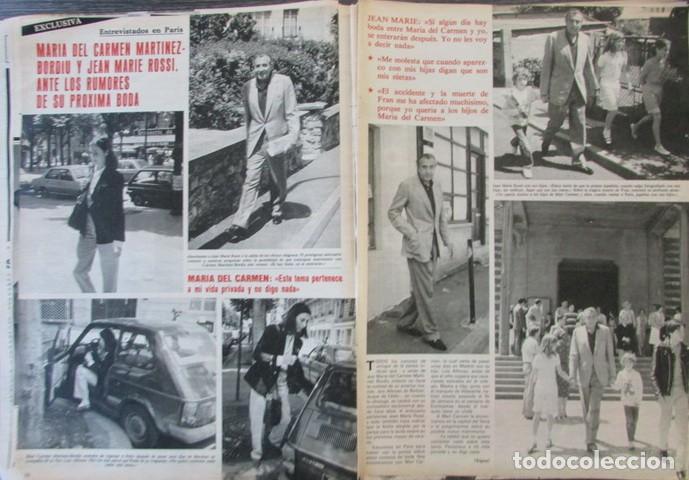 Coleccionismo de Revistas y Peri&oacute;dicos: RECORTE REVISTA SEMANA 2316 1984 MARI CARMRN MART&Iacute;NEZ-BORDI&Uacute; 3 P&Aacute;GS. MICK JAGGER Y JERRY HALL,